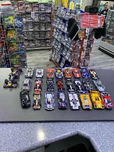 Variety of 1:43 and 1/18 Slot Cars (Hornby, Carrera, Scal