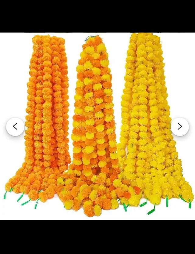 Artificial Flowers ( Marigold )$ 1.50 Per PCs - 5 Ft lo