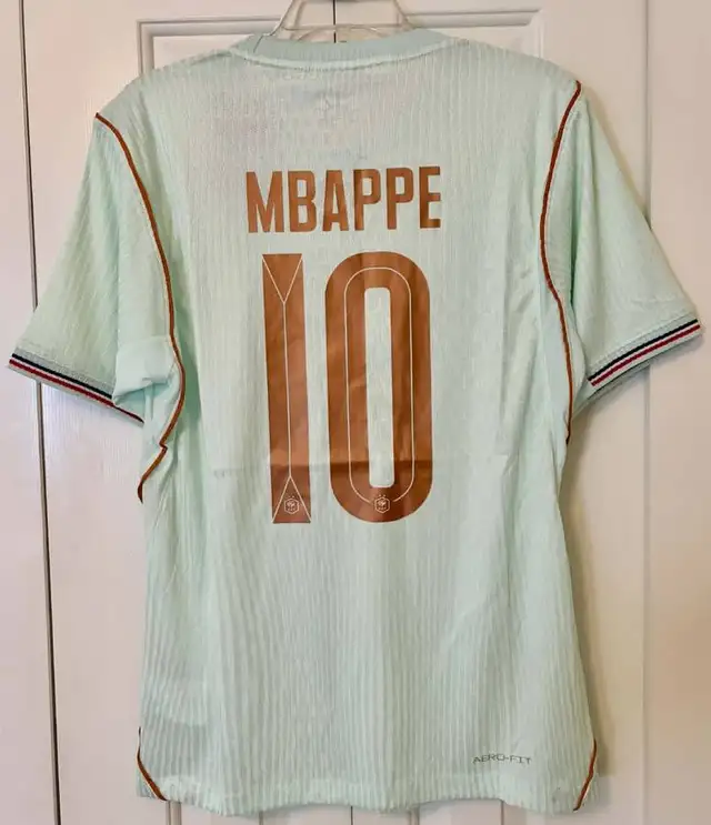 Kylian Mbappe Green France 2026 World Cup Soccer Away Jersey - Photo 2