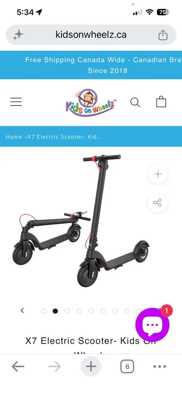E-Scooter. X7, 8.5 inch wheels - Photo 9