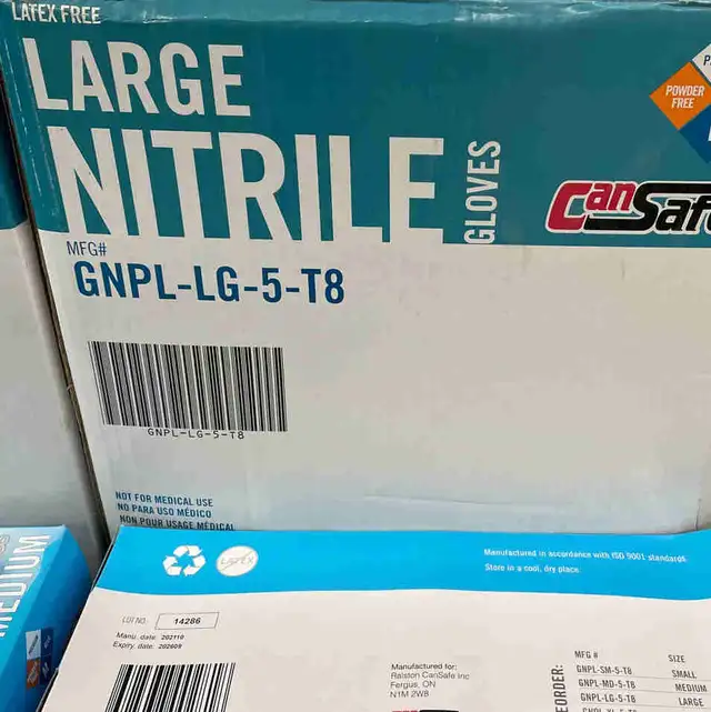 Satey Zone 8 mil Blue Nitrile Gloves mechanics, tattoo gloves