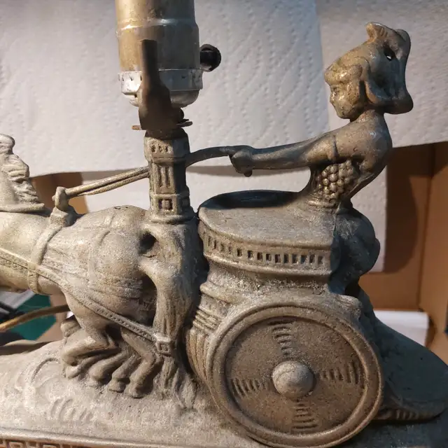 Antique table lamp - Photo 3