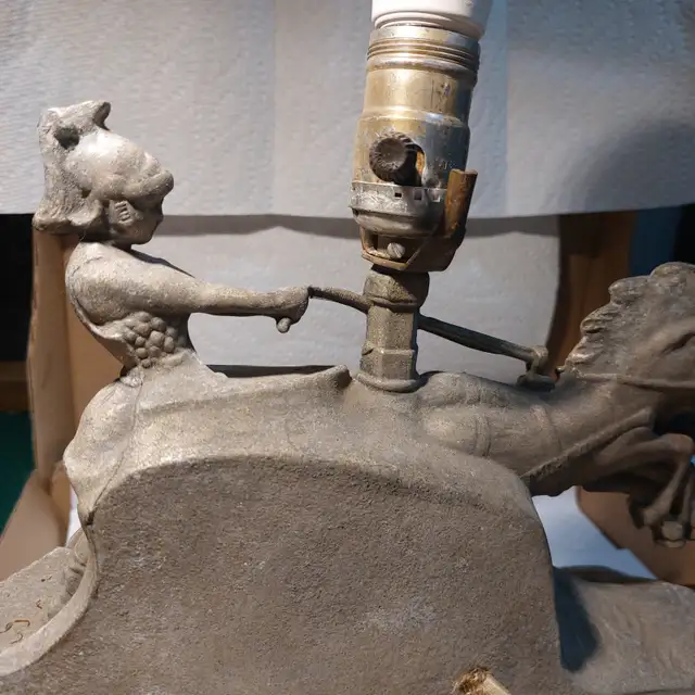 Antique table lamp - Photo 4