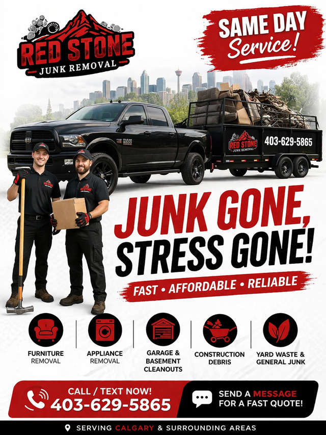 Same Day Junk Removal – Calgary – Free Quote