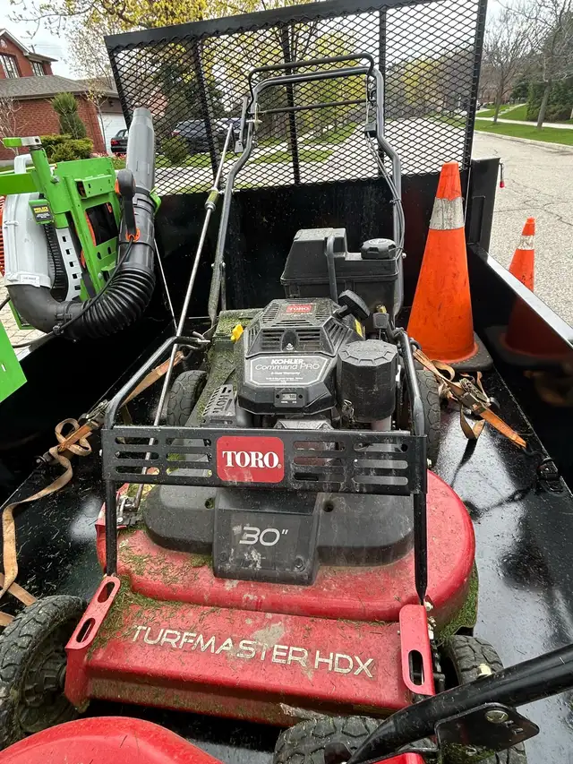 Toro TurfMaster HDX 30" Commercial Lawn Mower – 98.6 Hours – Exc - Photo 3
