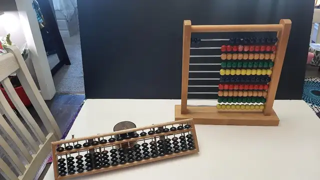 TWO ABACUSES FOR SALE – VINTAGE EDUCATIONAL SETS