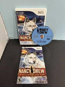 NINTENDO WII NANCY DREW THE WHITE WOLF OF ICICLE CREEK W/MANUAL