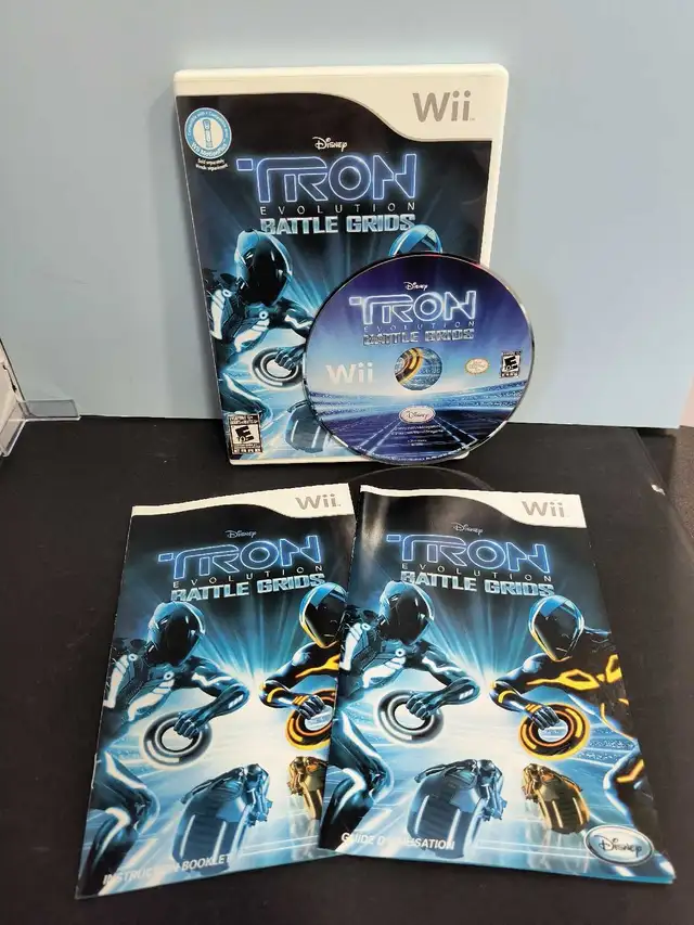 NINTENDO WII TRON EVOLUTION BATTLE GRIDS W/MANUAL