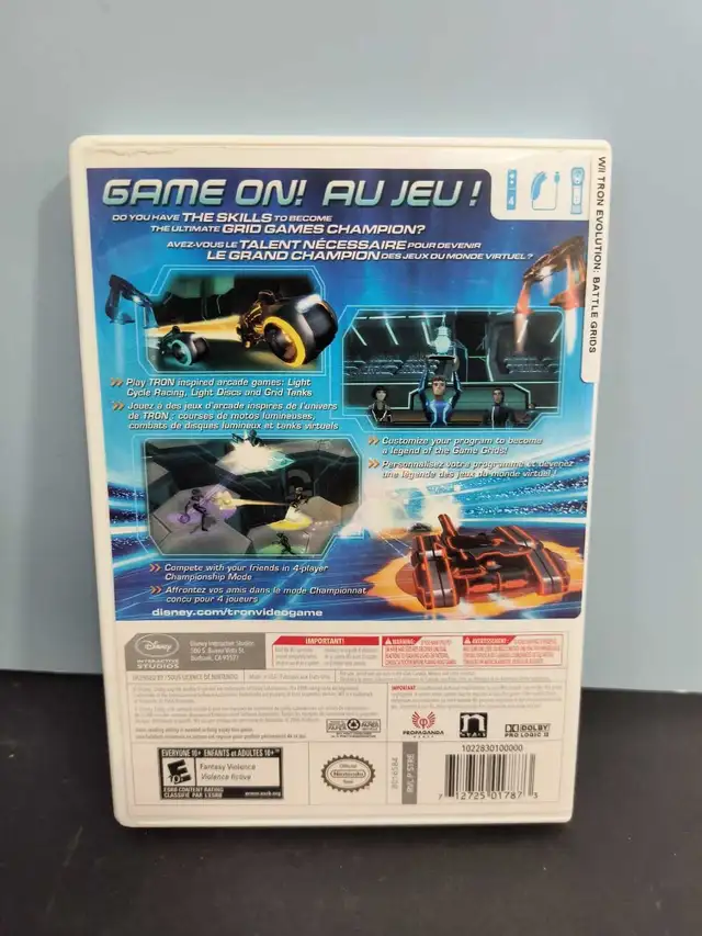 NINTENDO WII TRON EVOLUTION BATTLE GRIDS W/MANUAL - Photo 2