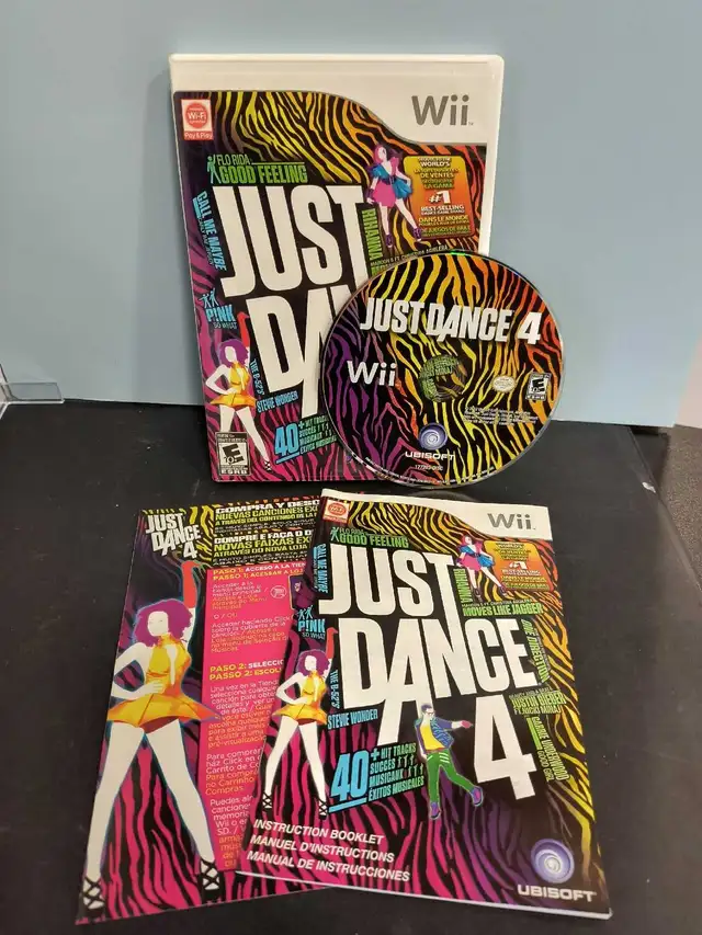 NINTENDO WII JUST DANCE 4 W/MANUAL