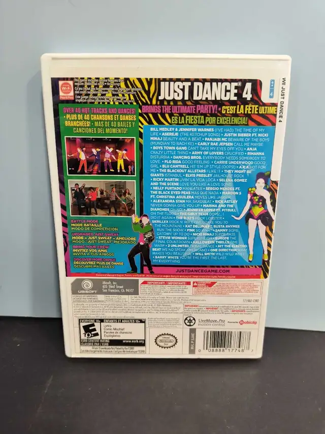 NINTENDO WII JUST DANCE 4 W/MANUAL - Photo 2