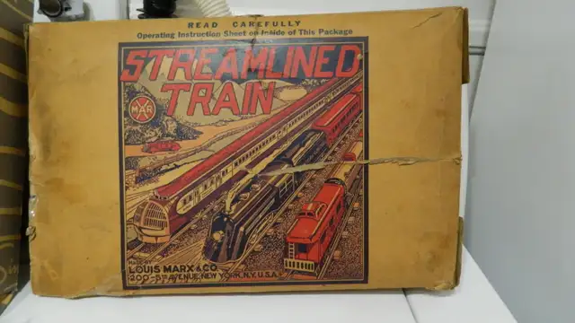 Train Streamlined  Louis Marx 1953-56 Complet Original et Plus - Photo 10
