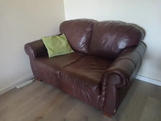 Leather Love Seat - Photo 2