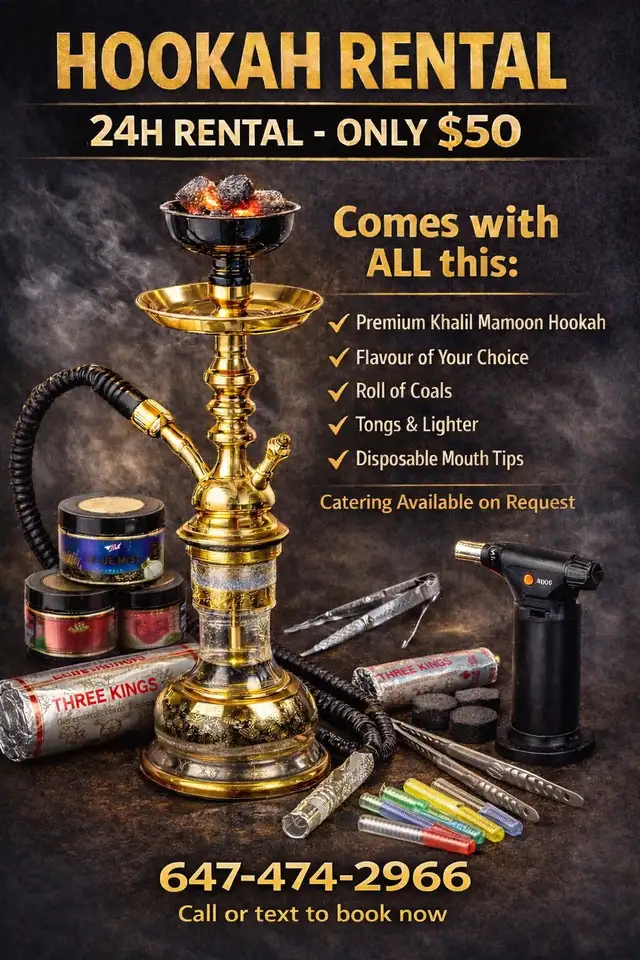 Hookah Rentals and Catering
