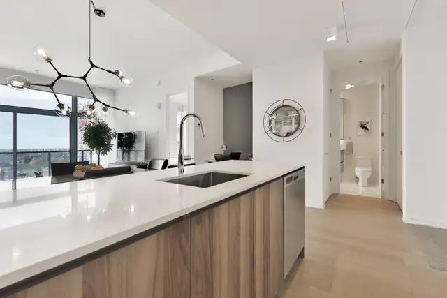 Luxueux condo. MEUBLÉ ÉQUIPÉ. REM. Garage. DIX30. Disponible. - Photo 2