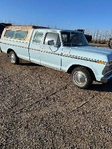 1977 and 1948 Ford trucks
