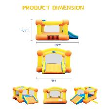 Bounce House Castle Rental with Slide and Basketball Hoop - Photo 2