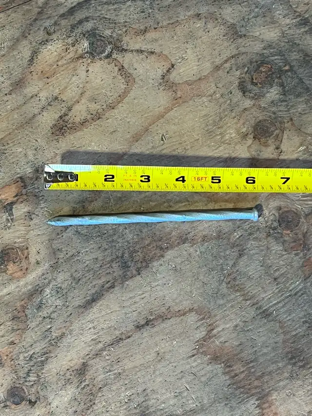 6" spikes