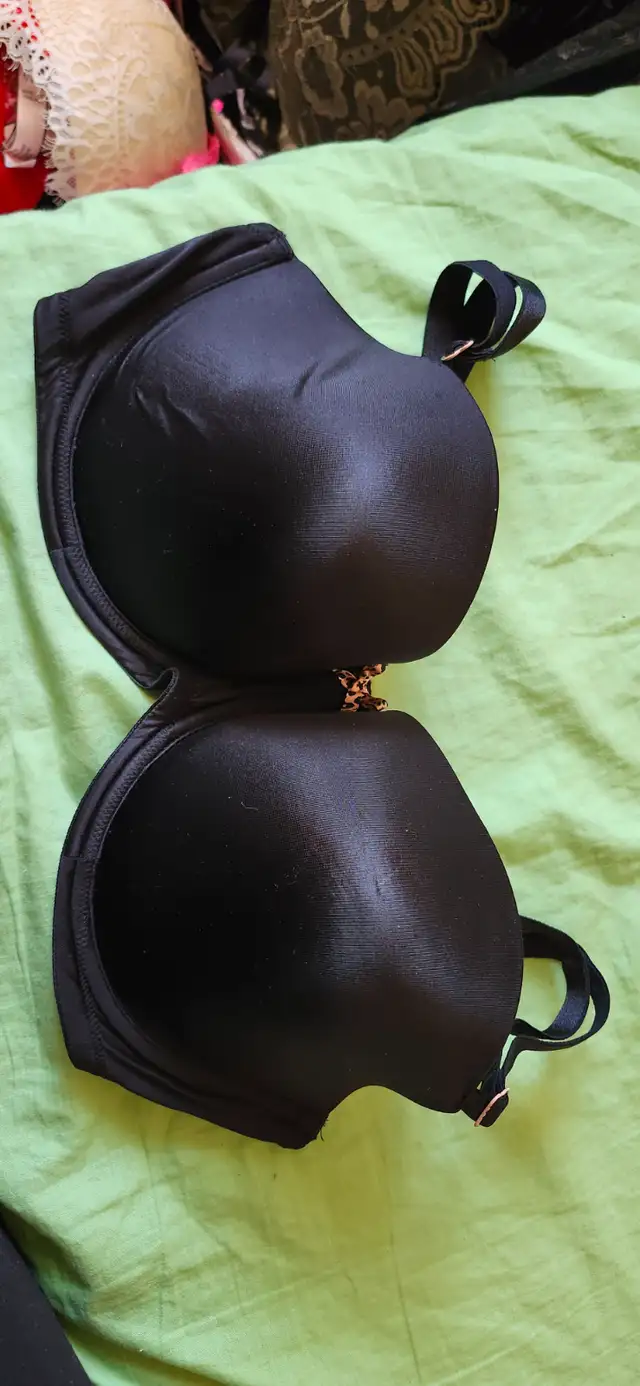 Brand NEW Black Victoria Secret bra Size 36DD - Photo 3