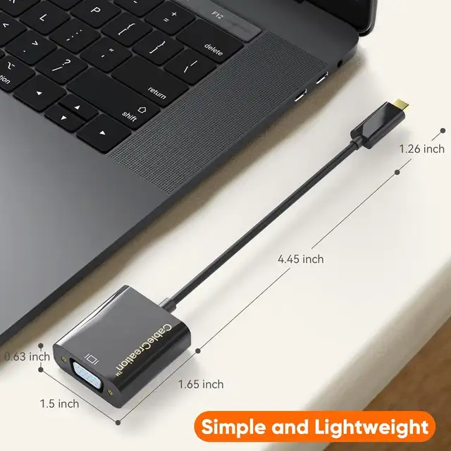 CableCreation USB-C to VGA Adapter - Photo 3