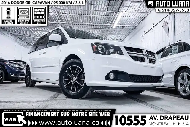 2016 DODGE Grand Caravan R/T 7 PLACES/CAM/CUIR/MAGS/DVD/95,000km - Photo 3