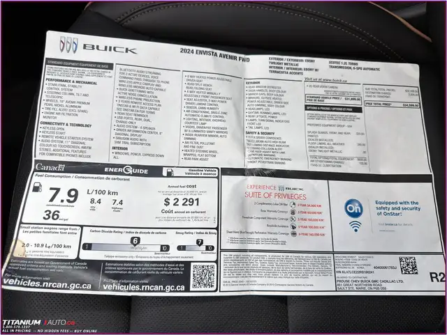 2024 Buick Envista Avenir-Sunroof-Adaptive Cruise Advanced Drive - Photo 52