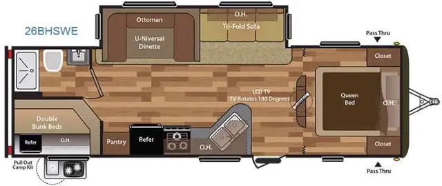 2016 Keystone RV Hideout 26BHSWE