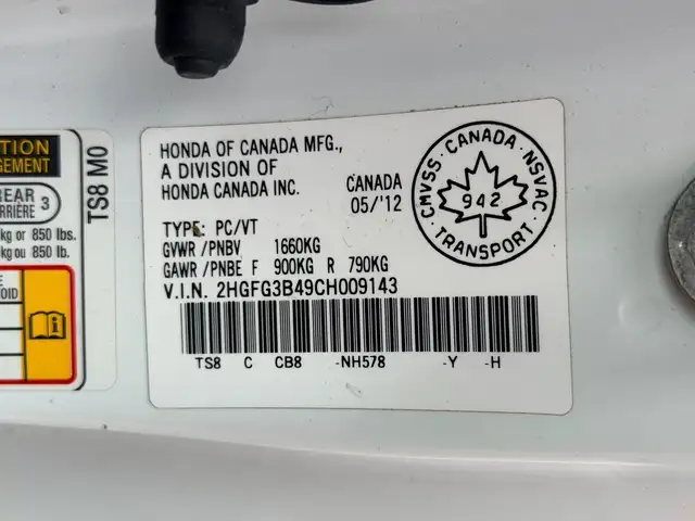 2012 Honda Civic LX 126KM COUPE CERTIFIED-WARRANTY - Photo 24