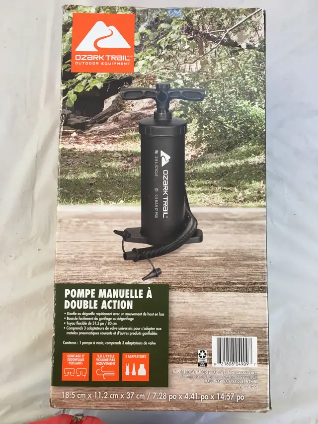 Pompe Manuelle Ozark Trail – NEUVE