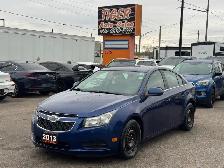 2013 Chevrolet Cruze LT TURBO, LEATHER, ONLY 186KMS, CERTIFIED