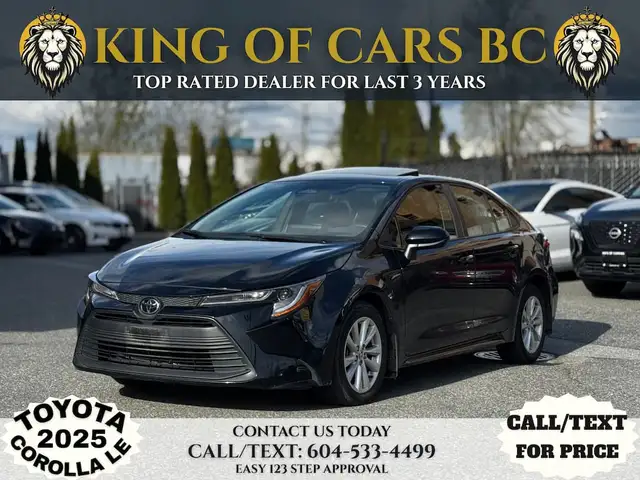 2025 TOYOTA COROLLA