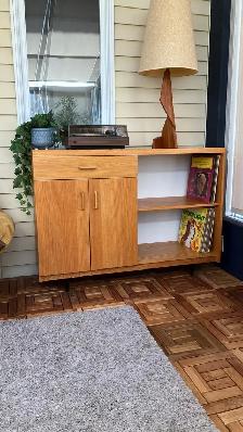 Mid century. Crédence, buffet disque vinyle. Teak Teck lamp NOT - Photo 4
