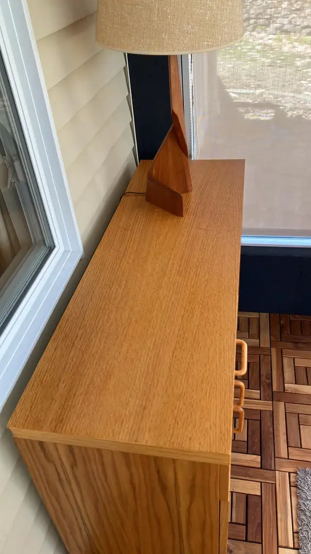 Mid century. Crédence, buffet disque vinyle. Teak Teck lamp NOT - Photo 8