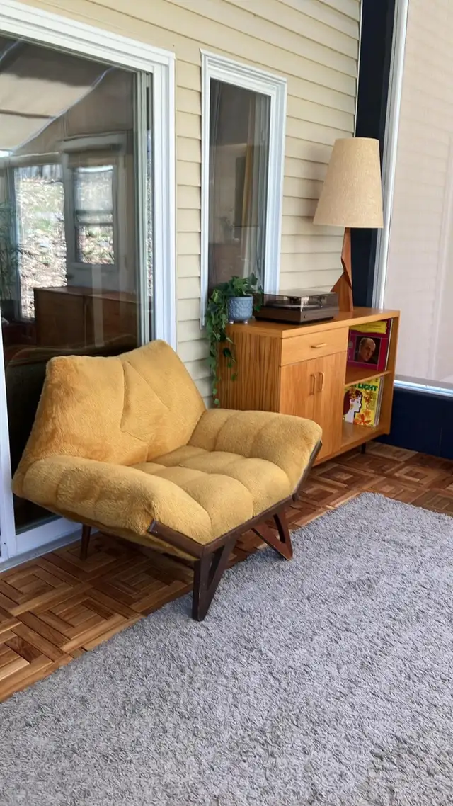 Mid century. Crédence, buffet disque vinyle. Teak Teck lamp NOT - Photo 10
