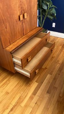 Mid century. TEAK TECK meubles. Lampe / Crédence, buffet disque - Photo 6