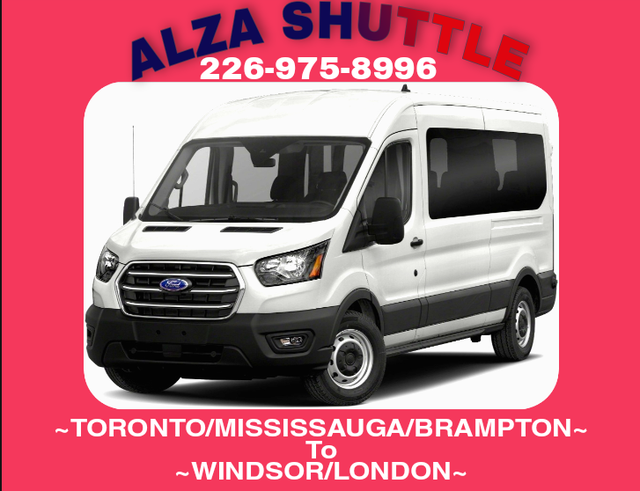 11AM/TORONTO to WINDSOR/LONDON DAILY ~ 226-975-8996