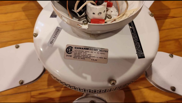 FOR SALE:  42 INCH DIAMETER CANARM LIGHT - CEILING FAN - Photo 3