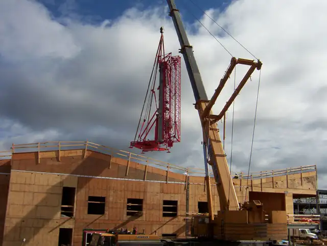 equipment moving, roof top moving,  from: cpcrane.com - Photo 10