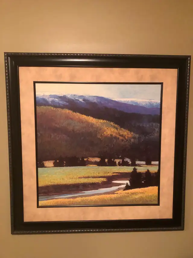 Beautiful picture in frame