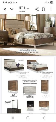 Solid Cherry Wood King Size Bedroom Set by Durham Furniture - Photo 3