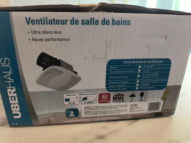ventilateur de salle de bain - Photo 2