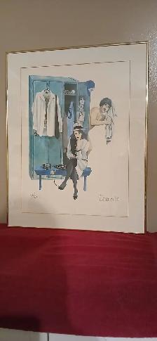 Blue Jays / Donato Print ' The Locker Room ' , $50 O.BO.