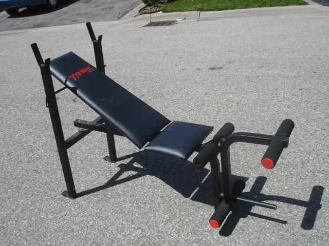 FOR SALE YORK WORKOUT BENCH WITH OTHER FEATURES FIRST $45.00! - Photo 2