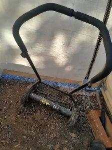 push mower, 18', reel mower