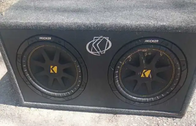 Kicker subwoofer and speakers