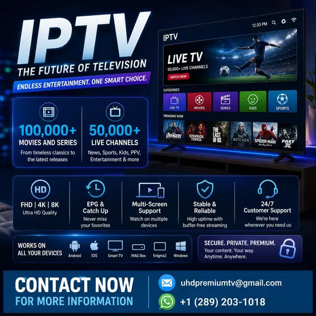 4K I.P.T.V Subscription - Try Before Buy - Smooth Streaming