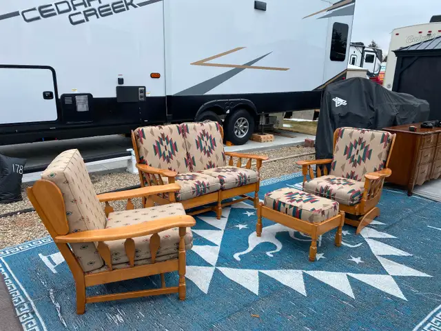 4 Piece mid century living room Set
