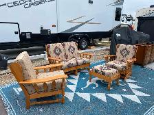 4 Piece mid century living room Set