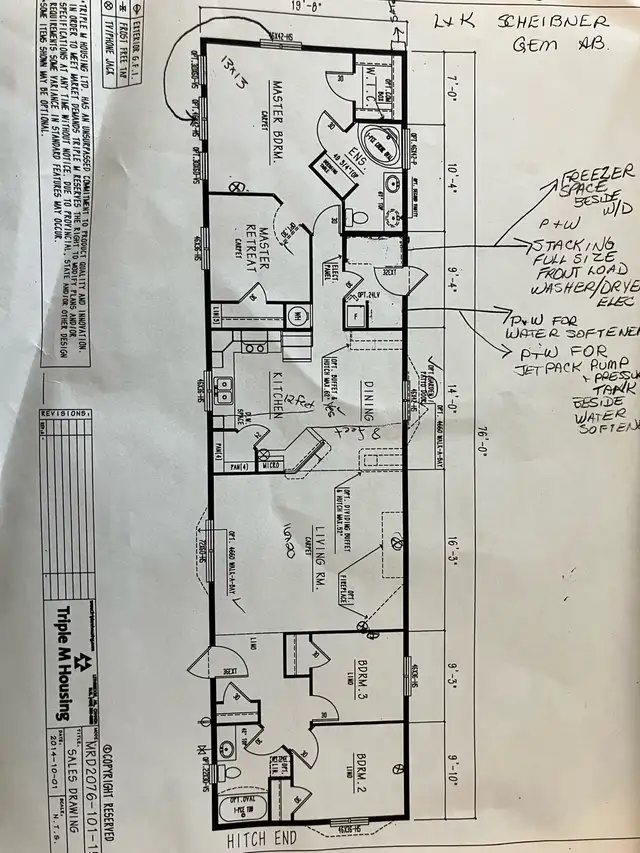 2015 Triple M 20x76 Mobile Home to be moved - Photo 8
