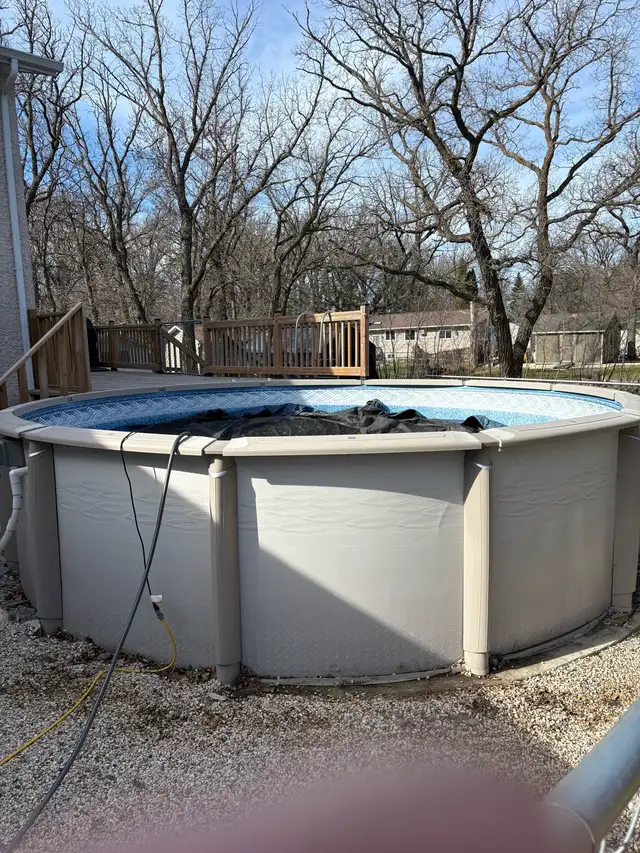 above ground pool